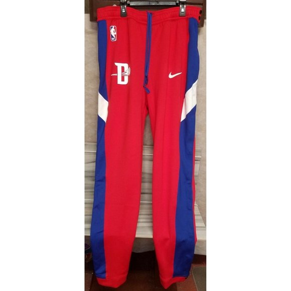 Nike NBA Detroit Pistons Team Issued Warm-Up Pants...